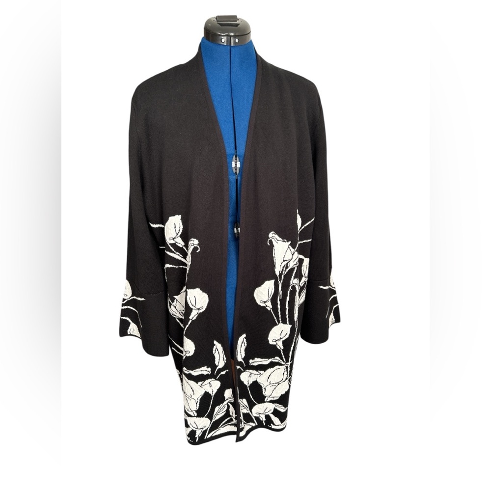 Alfani women’s floral long cardigan